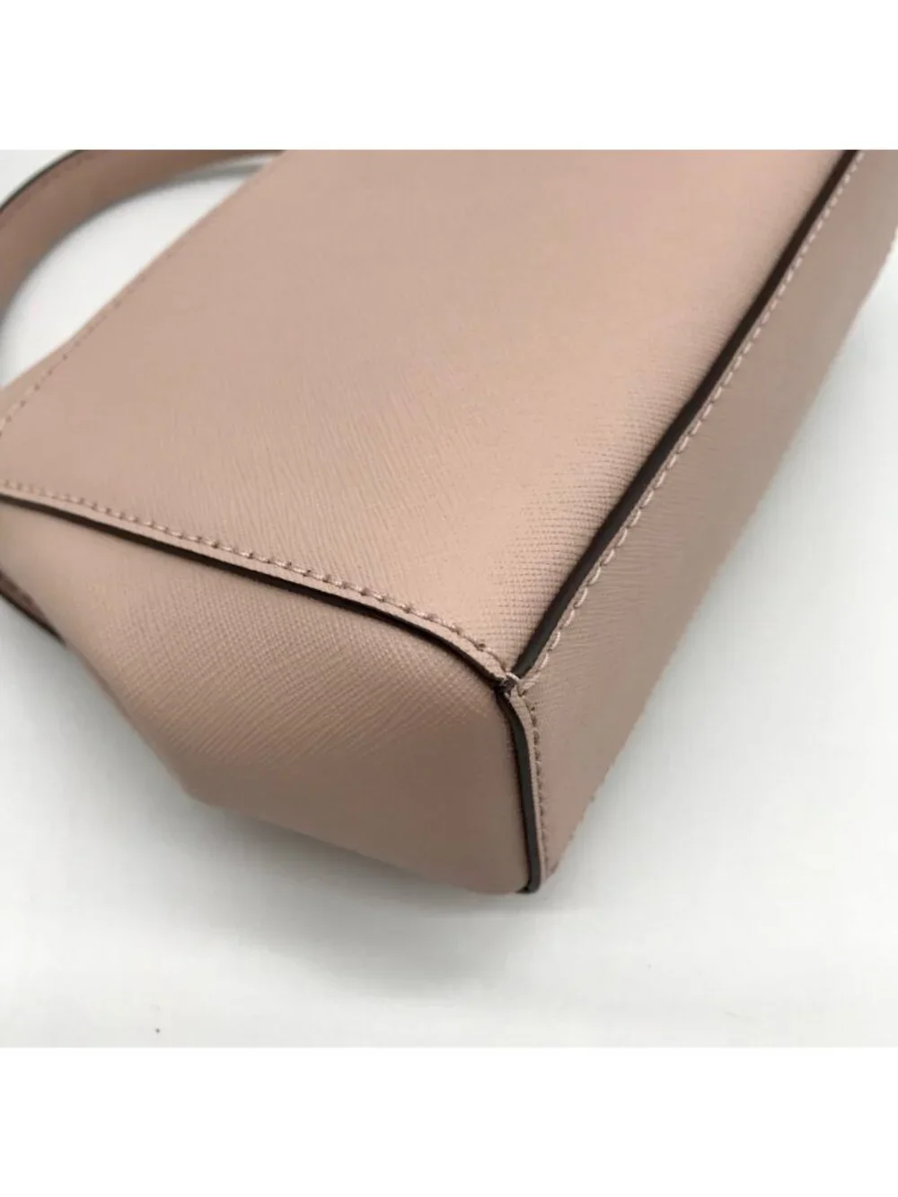 Michael Kors Soft Pink Saffiano Leather Ava Convertible Satchel